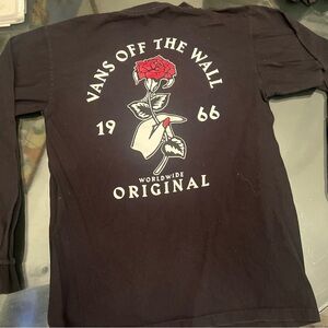 Vans Roses Long Sleeve T Shirt